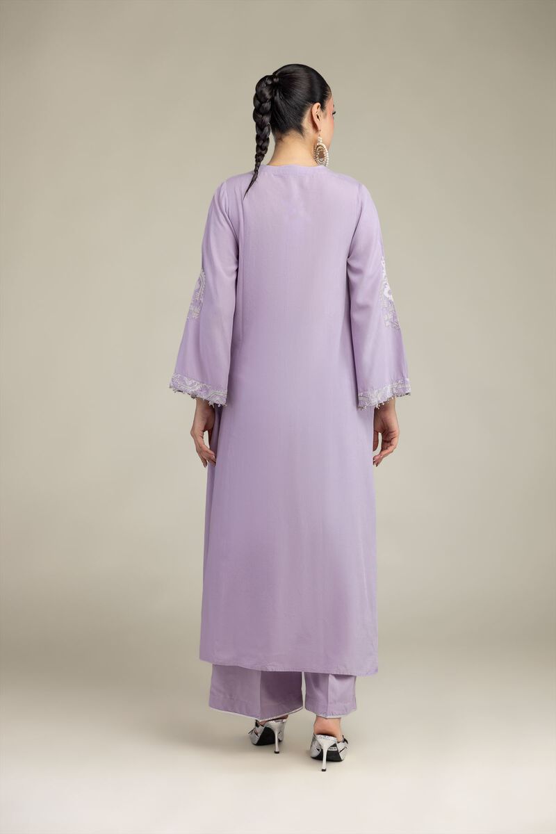 Embroidered | Raw Silk | Long Embroidered Kurta | GBP 50.00