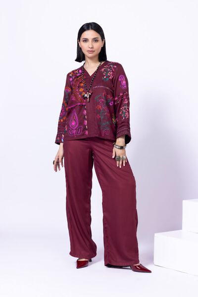 Embroidered | Viscose Crepe | Blouse | GBP 7.50