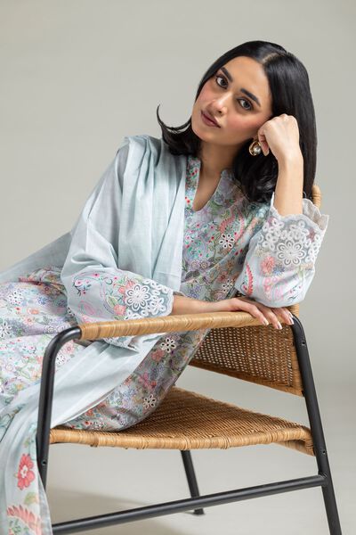 Embroidered | Textured Lawn | 3-Piece Tailored Lawn | GBP 50.00