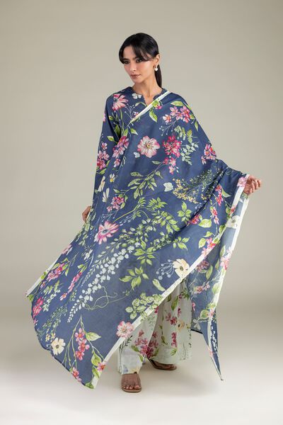 Printed | Lawn | Lawn Floral Dupatta | GBP 25.00