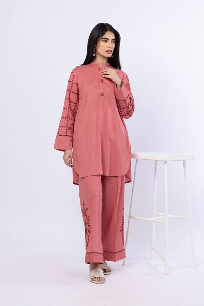 Embroidered | Linen Cotton | Pants | GBP 25.00