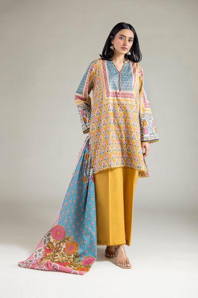 Printed | Cambric | Fabrics 3 Piece | GBP 30.00