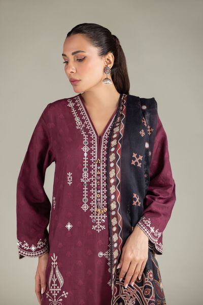Embroidered | Broshia | Fabrics 3 Piece | GBP 45.00