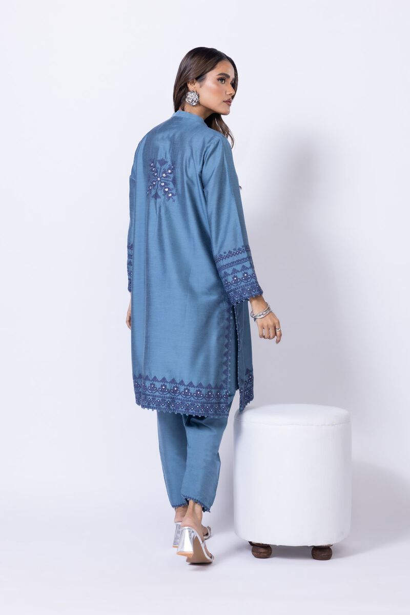 Embroidered | Raw Silk | Kurta | GBP 19.50