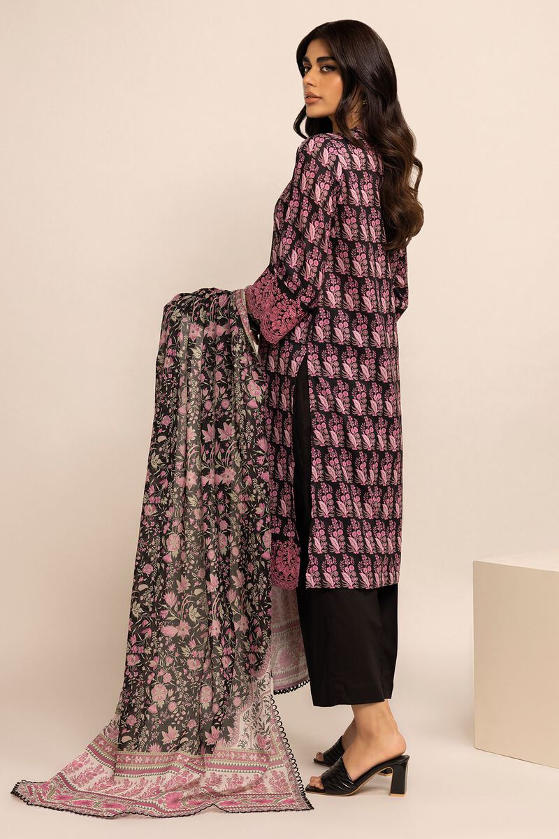 Embroidered | Cambric | Fabrics 3 Piece | null