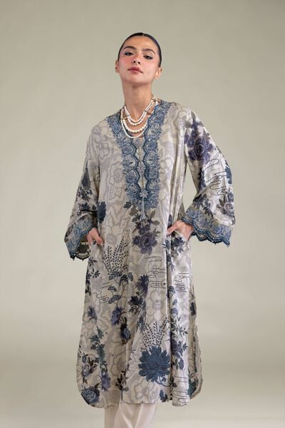 Embroidered | Raw Silk | Kurta | GBP 45.00