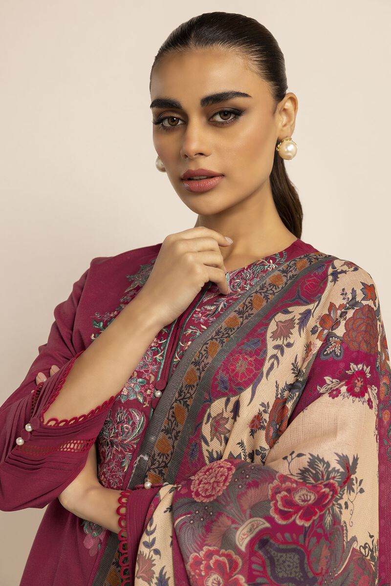 Embroidered | Crosshatch | Fabrics 3 Piece | null