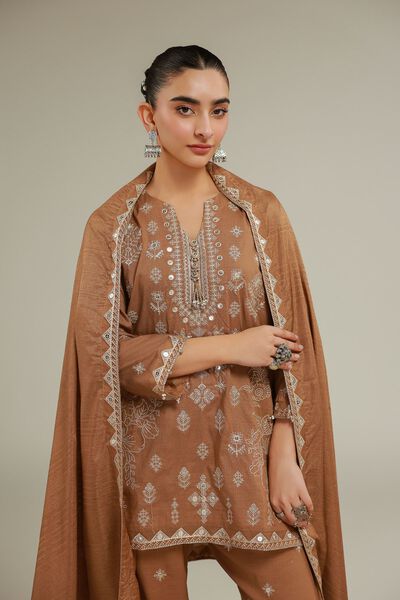 Embroidered | Polyester Silk | Embroidered Formal Dupatta | GBP 30.00