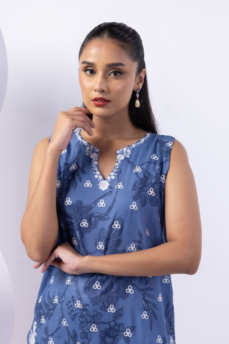 Embroidered | Crosshatch Raw Silk | Kurta | GBP 40.00