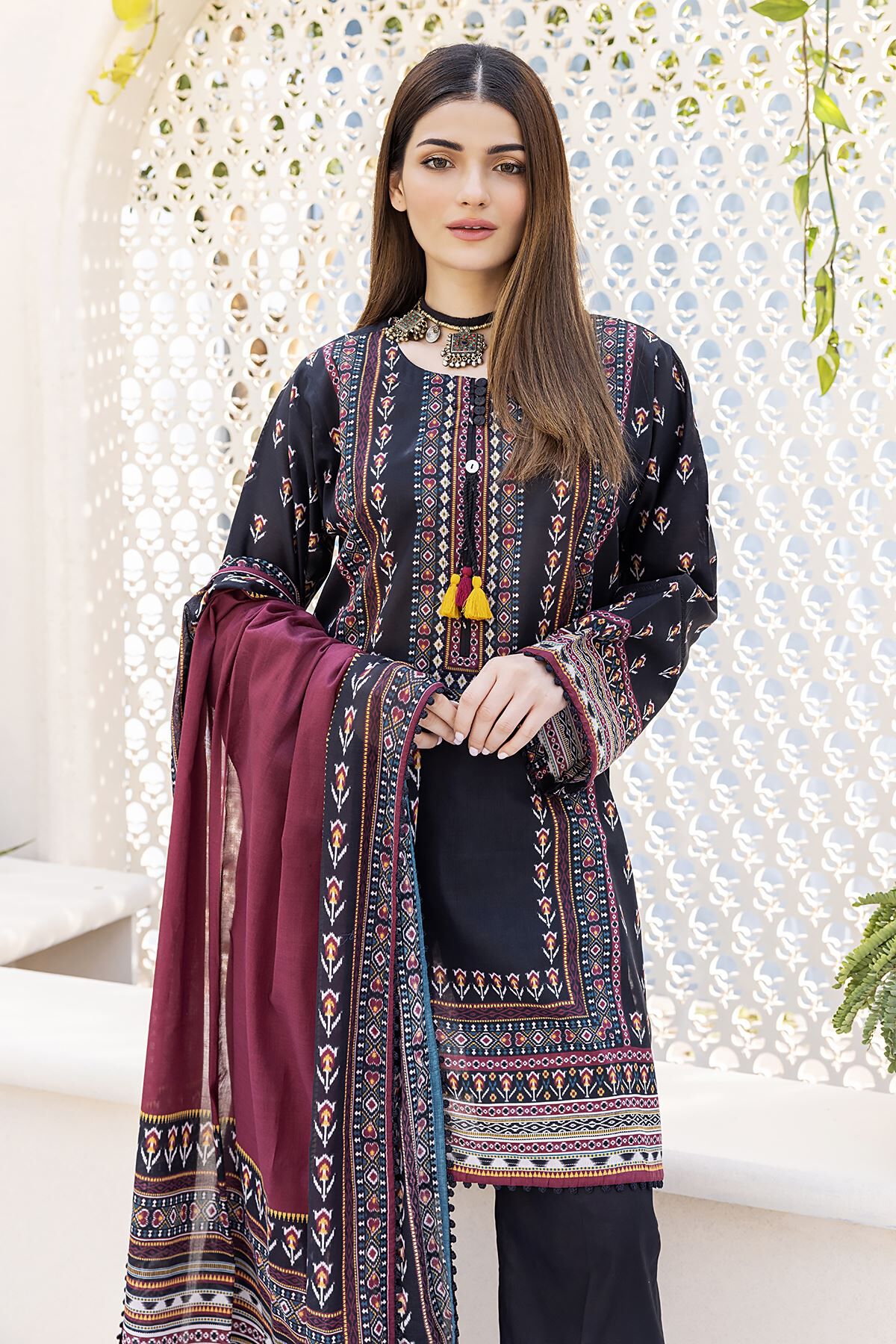 Khadi suit dupatta on sale