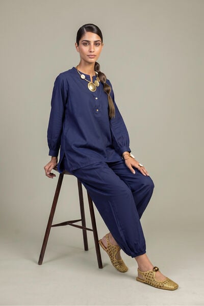 Dyed | Cotton Dobby | 2-Piece Tailored Set | GBP 40.00