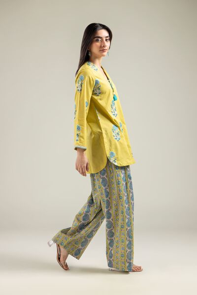 Embroidered | Mesuri | Yellow Mesuri Shalwar | GBP 25.00