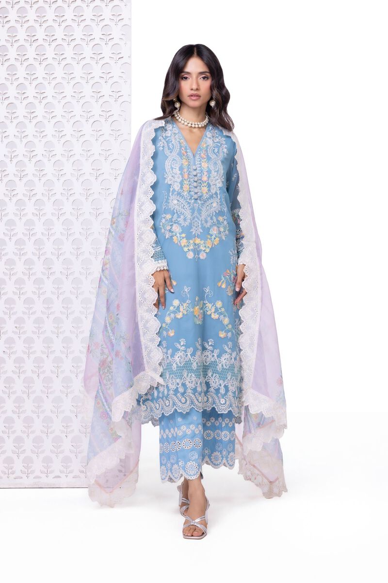 Embroidered | Polyester Crinkle Chiffon | Kurta | null