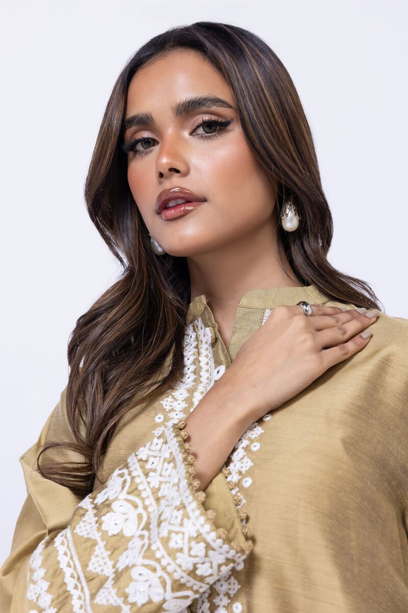 Embroidered | Raw Silk | Kurta | GBP 19.50