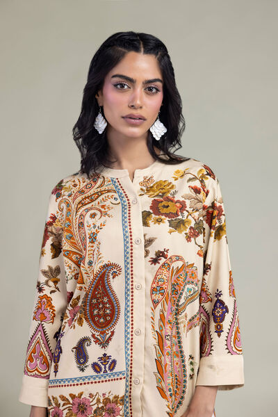 Embroidered | Viscose Crepe | Shirt | GBP 30.00
