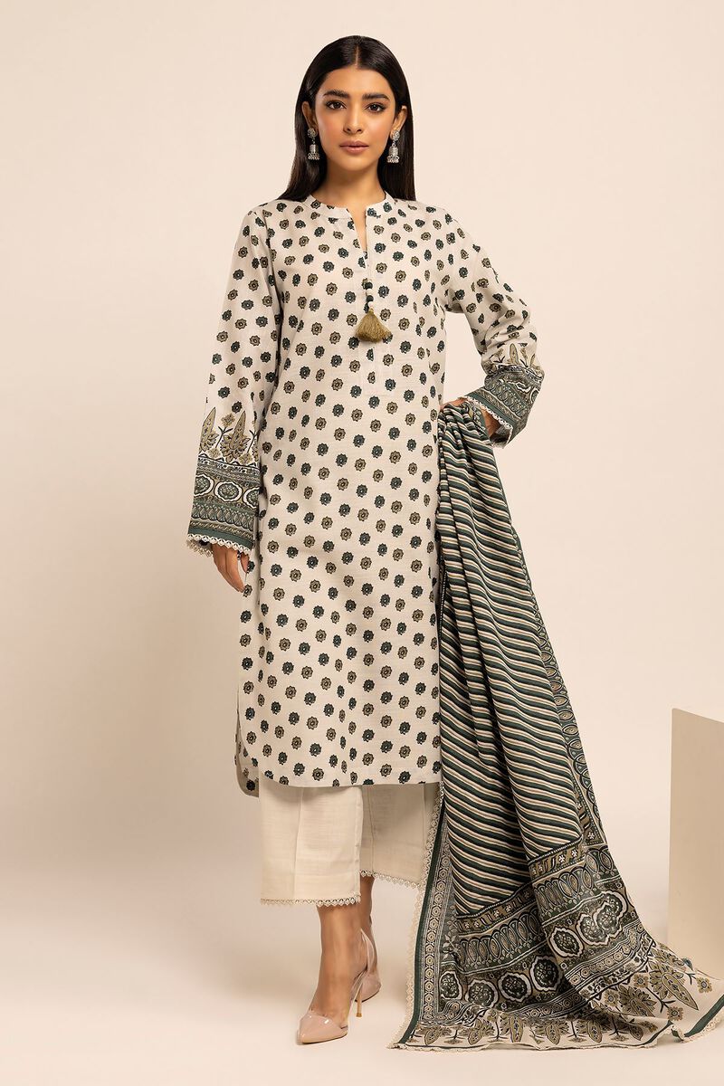 Printed | Khaddar | Fabrics 3 Piece | null