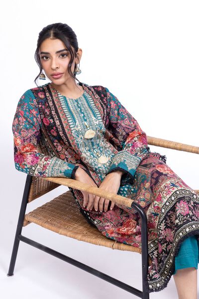 Embroidered | Textured Cotton | Kurta | GBP 15.00