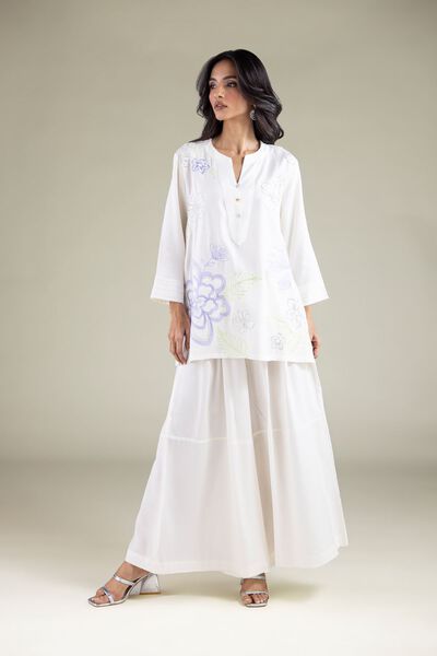 Embroidered | Viscose | Trousers | GBP 20.00