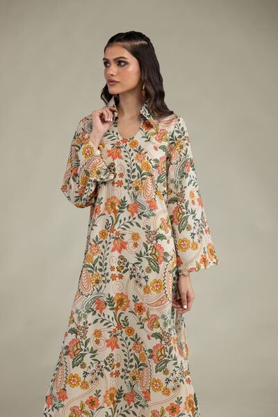 Printed | Cambric | Floral Cambric Kurta | GBP 20.00