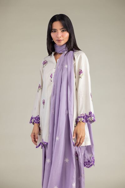 Embroidered | Lawn | Floral Lawn Dupatta | GBP 30.00