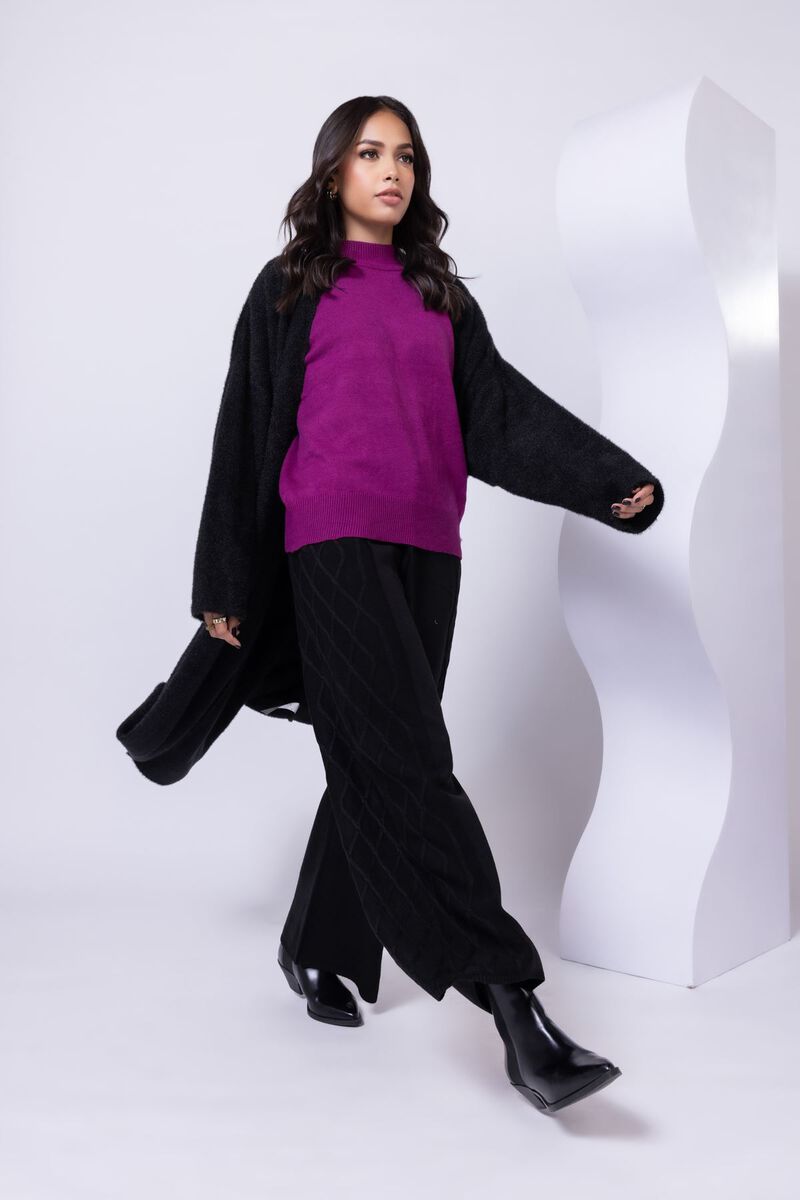 Dyed | Acrylic Feather | Sweater | null