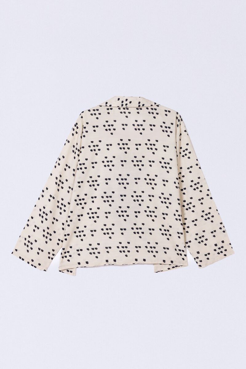 Printed | Dull Raw Silk | Blouse | GBP 9.00