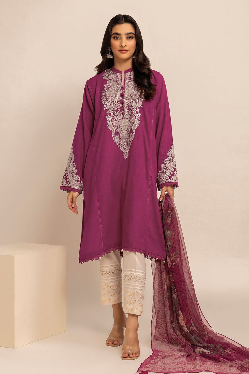 Crosshatch | Embroidered | Fabrics 2 Piece | Top Dupatta | null