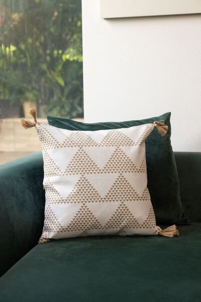 Jute | Screen Printed | Cushion Cover | GBP 2.40
