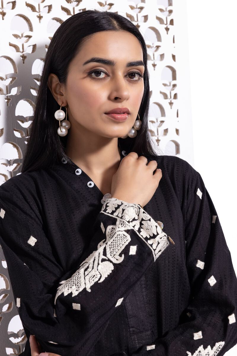 Embroidered | Textured Cotton | Kurta | null