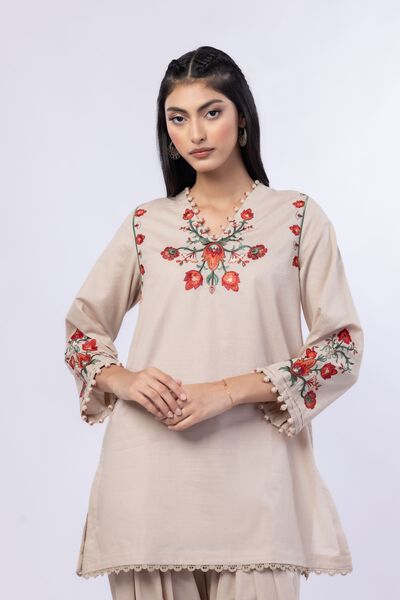 Embroidered | Cotton Dobby | Kurta | GBP 25.00