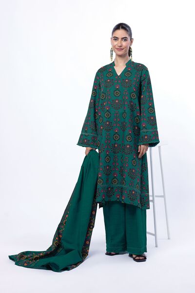 Printed | Light Khaddar | Tailored 3 Piece | GBP 40.00