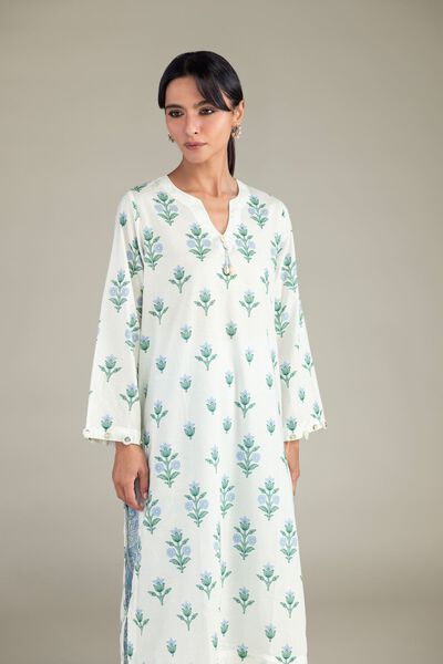 Cambric | Floral Longline Kurta | GBP 35.00