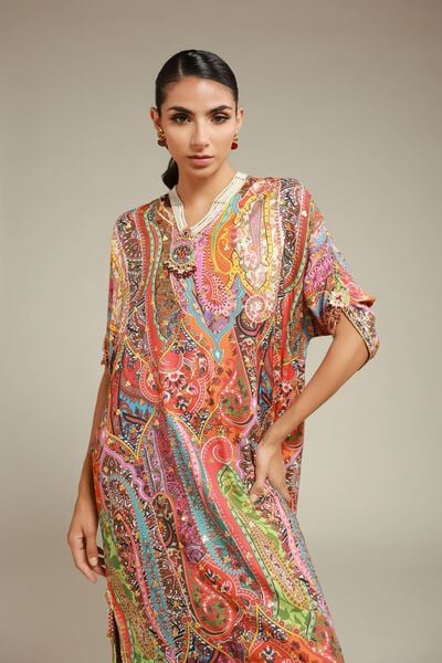 Embroidered | Raw Silk | 2 Piece Co-ord Set | Top and Bottom | GBP 80.00