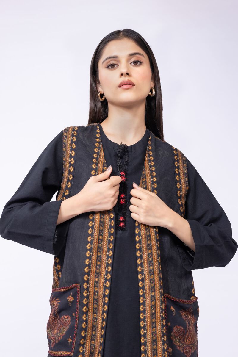 Printed | Khaddar | Jacket | null