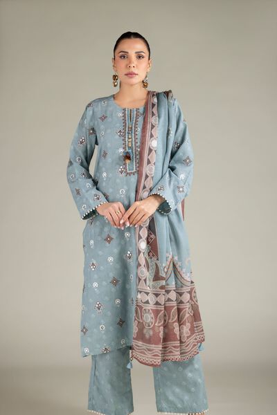 Embroidered | Broshia | Tailored 3 Piece | GBP 70.00