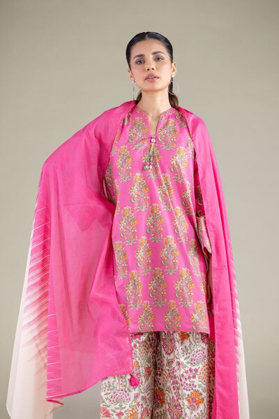 Printed | Cambric | Floral Short Kurta | GBP 10.00