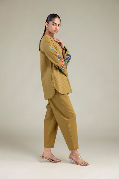 Dyed | Cambric | Solid Mustard Trousers | GBP 12.50