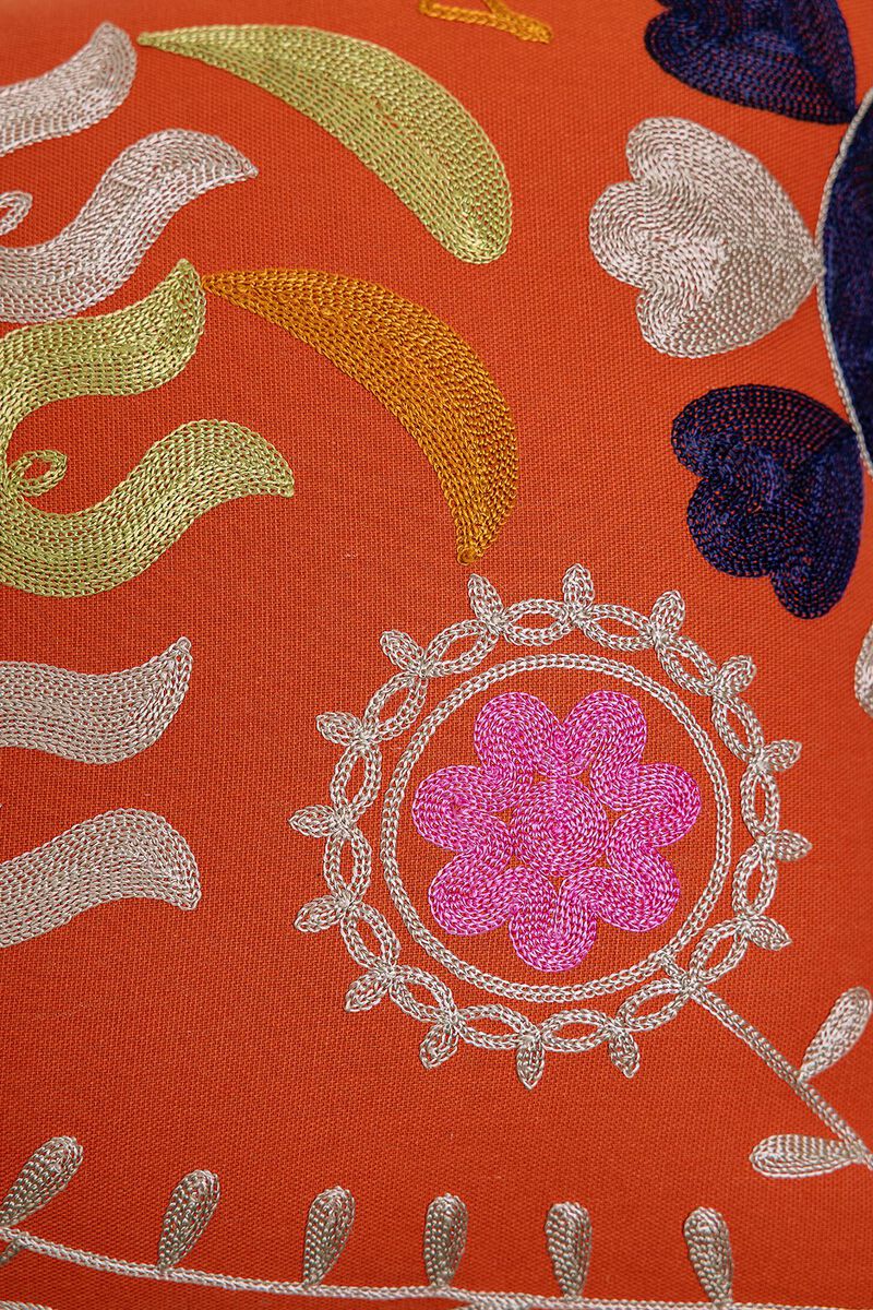 Cotton Duck | Embroidered | Cushion Cover | null