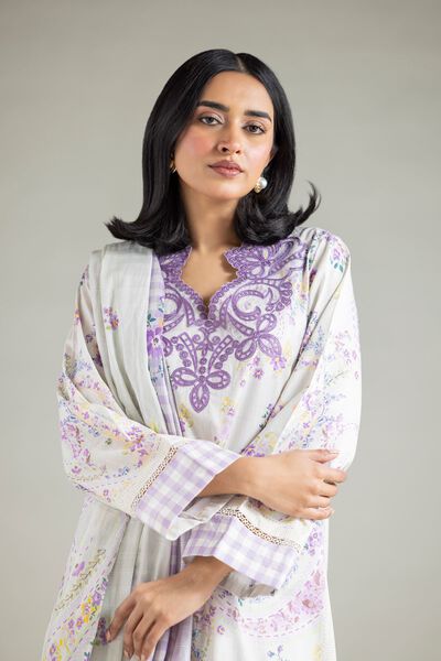 Embroidered | Textured Lawn | Tailored Lawn Set | GBP 50.00