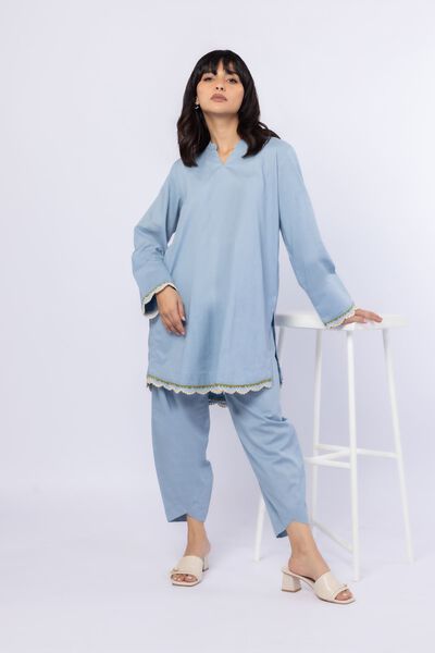 Dyed | Crosshatch Poplin | Pants | GBP 12.00