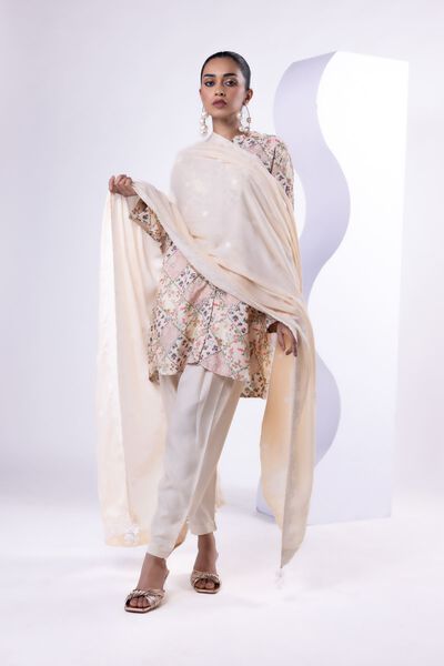 Embroidered | Light Thai Silk | Dupatta | GBP 35.00