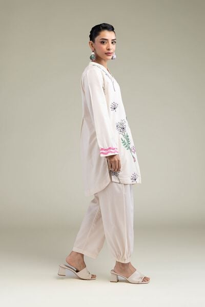Embroidered | Cotton Dobby | Summer Solid Shalwar | GBP 15.00