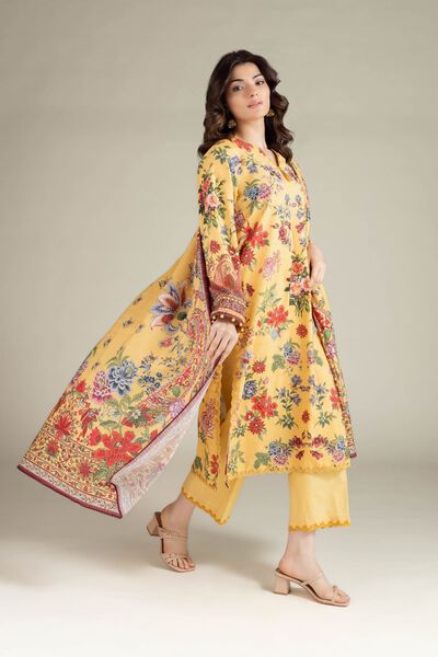 Printed | Mesuri Dobby | Tailored 3 Piece | GBP 50.00