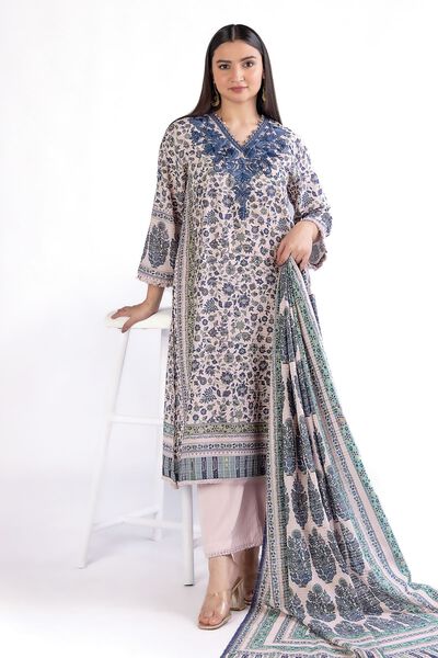 Embroidered | Cambric | Fabrics 3 Piece | GBP 20.00