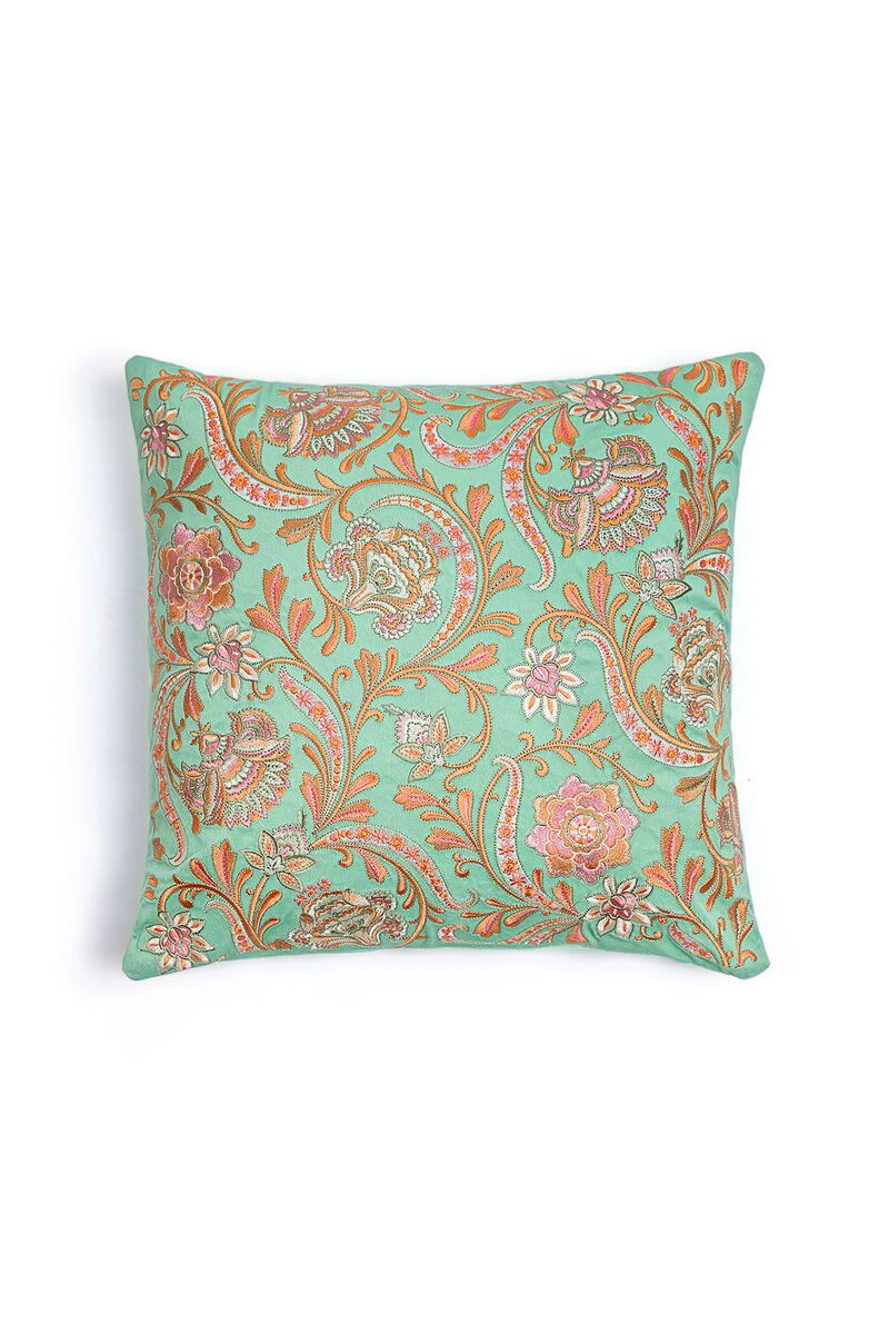 Velvet | Embroidered | Cushion Cover | null