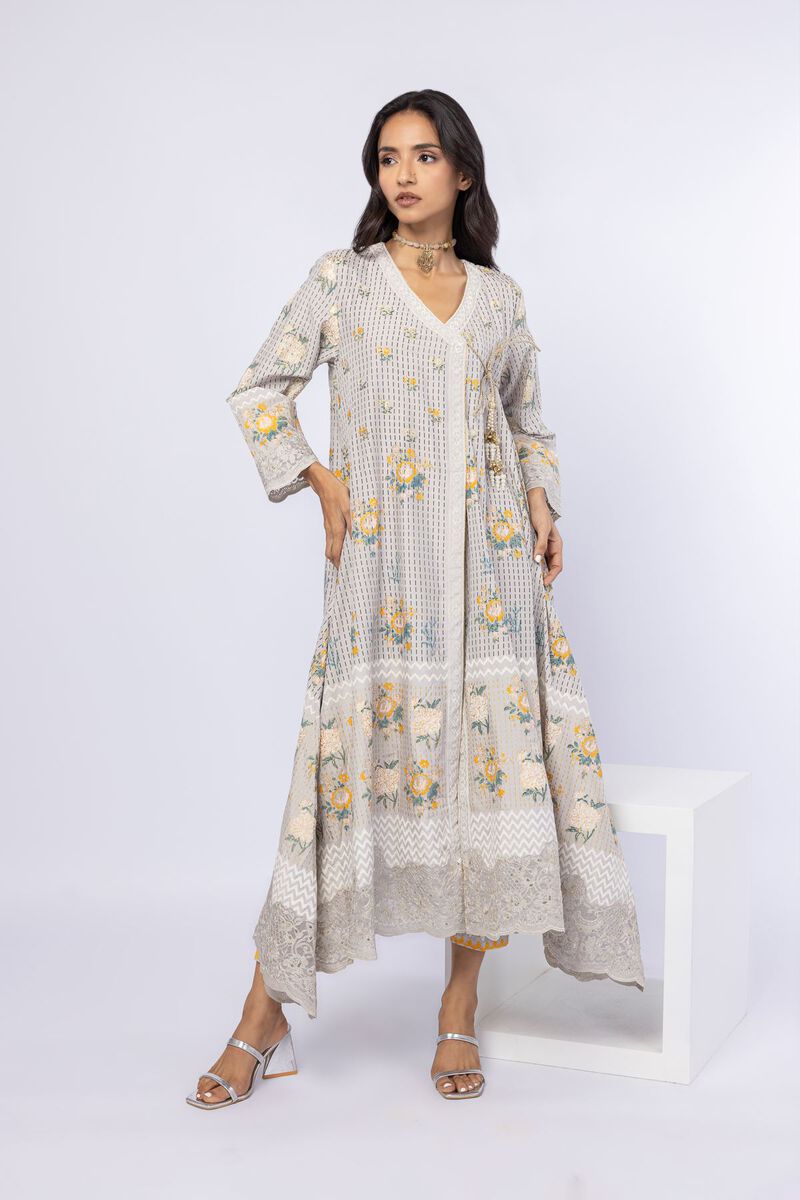 Embroidered | Raw Silk | Kurta | GBP 65.00