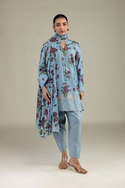 Printed | Cotton Dobby | Solid Cotton Shalwar  | GBP 15.00
