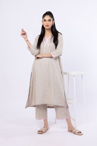 Embroidered | Cotton Dobby | Kurta | GBP 30.00