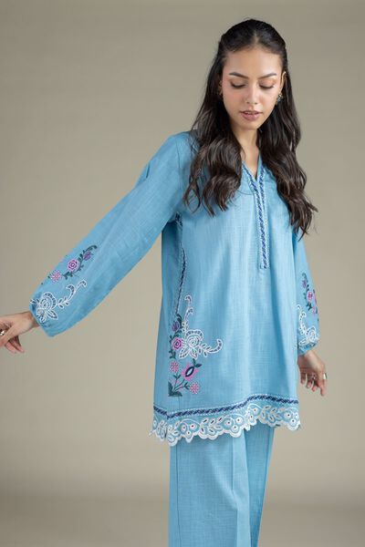 Embroidered | Heavy Textured Cotton | Kurta | GBP 30.00