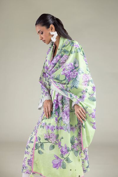 Embroidered | Lawn | Floral Tassel Dupatta | GBP 15.00